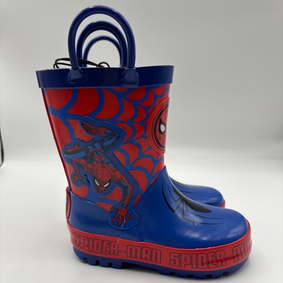 Spider-Man Toddler Rain Boots - Size 5/6 - Picture 3 of 9